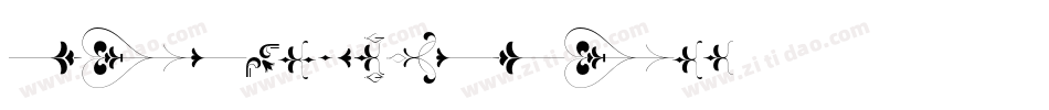Rough Fleurons字体转换